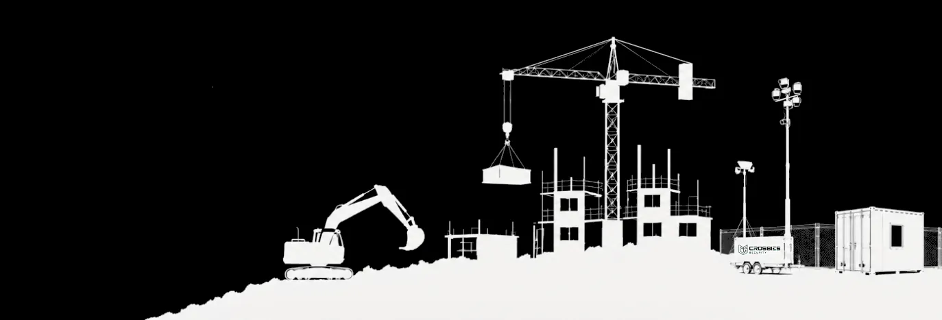 Construction site secured by Crosbies