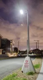 Solar Lighting Tower deployed on site